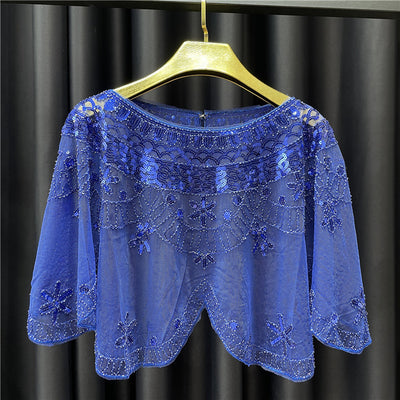 See-through Sequined Small Coat Small Waistcoat