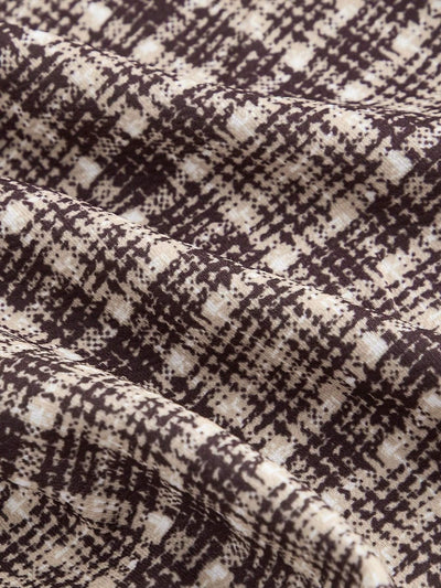 Temperament Commute High Waist All-matching Plaid Striped Retro Trousers