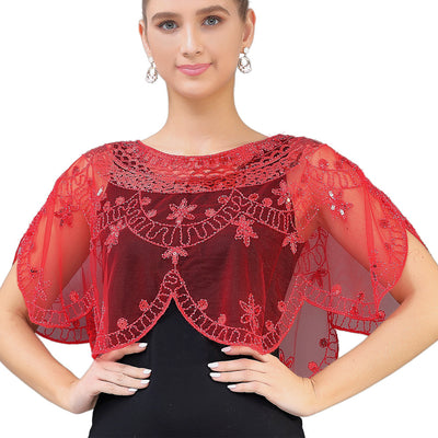 See-through Sequined Small Coat Small Waistcoat