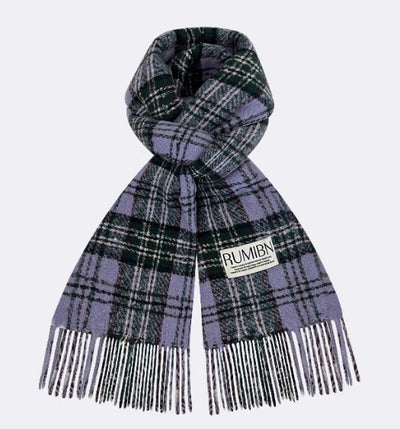 All-match Plaid Imitation Cashmere Women's Warm Scarf