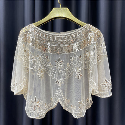 See-through Sequined Small Coat Small Waistcoat